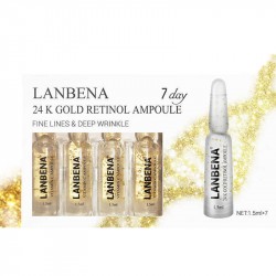 Сыворотка омолаживающая 24K Gold Retinol Ampoule в ампулах 15x7 Lanbena